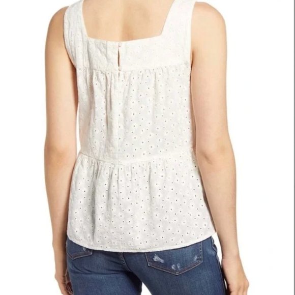 MADEWELL | Eyelet Silhouette Tank Top NWT Sz XL - Picture 2 of 4